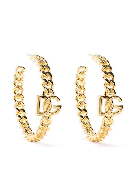 dolce and gabbana stud earrings|dolce and gabbana hoop earrings.